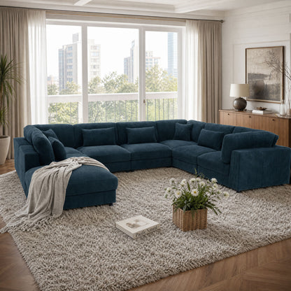 Upholstered Modular Sectional &amp; Custom Configuration