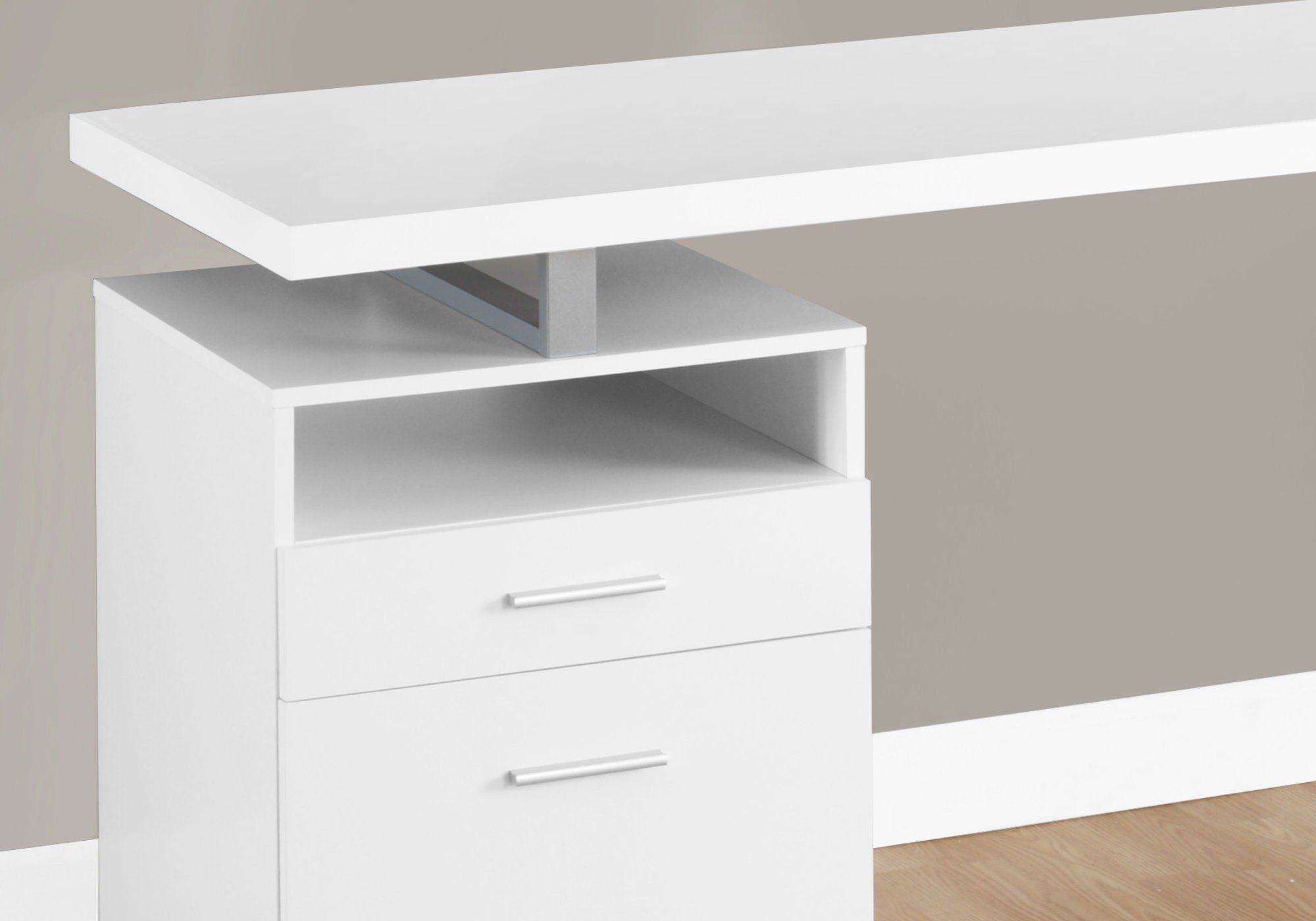 Computer Desk For Home Office, Laptop, Left Right Set - Up, Storage Drawers, Contemporary &amp; Modern