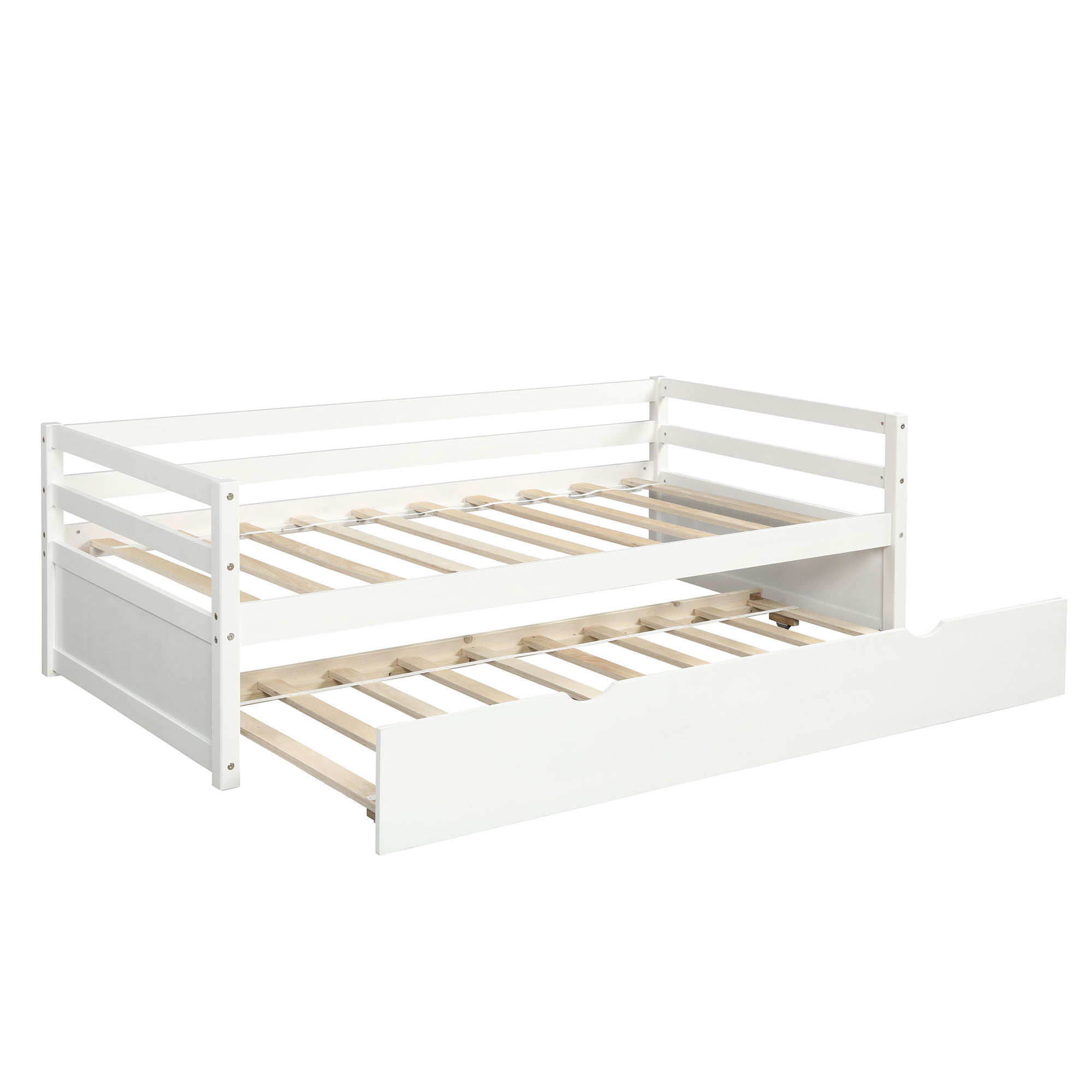 Twin Daybed With Trundle Frame Set