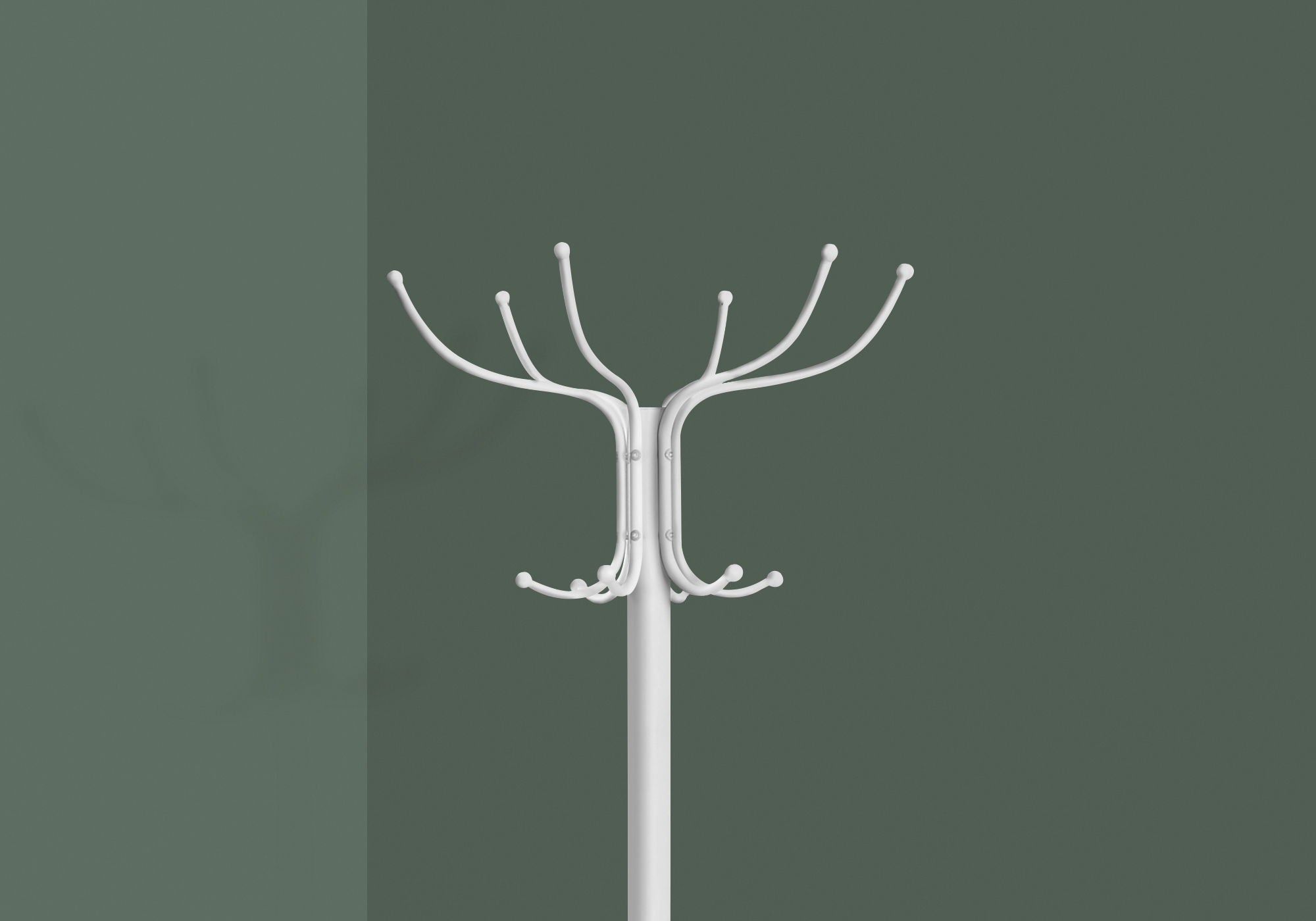 Coat Rack, Hall Tree, Free Standing, 12 Hooks, Entryway, 70&quot;H, Umbrella Holder, Contemporary &amp; Modern