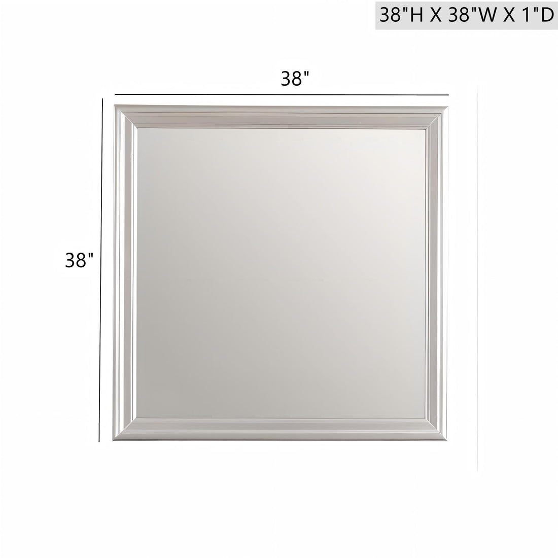 Lorana - Traditional Mirror - Champagne