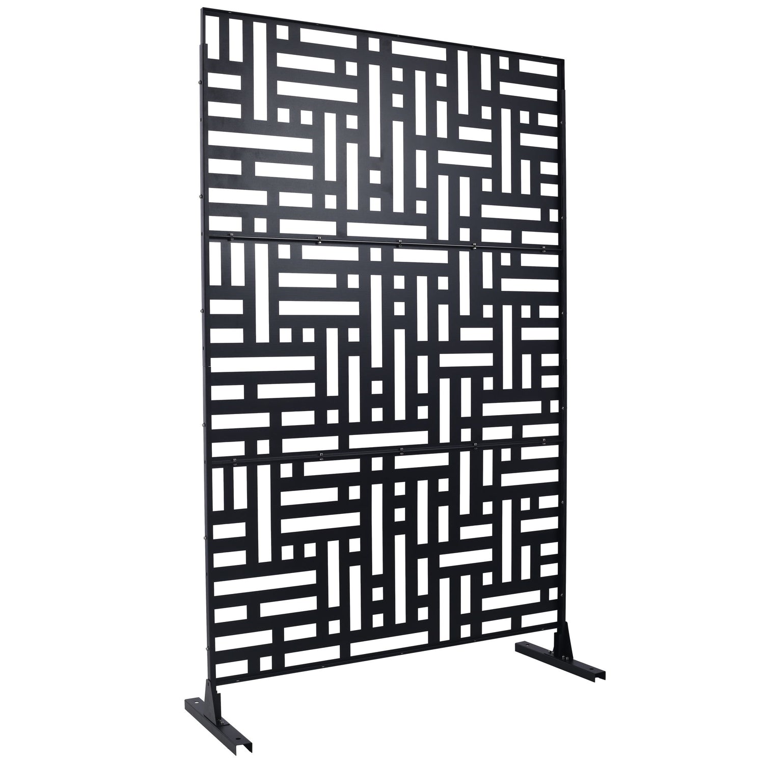 Decorative Freestanding Metal Privacy Screen For Indoor &amp; Outdoor Use