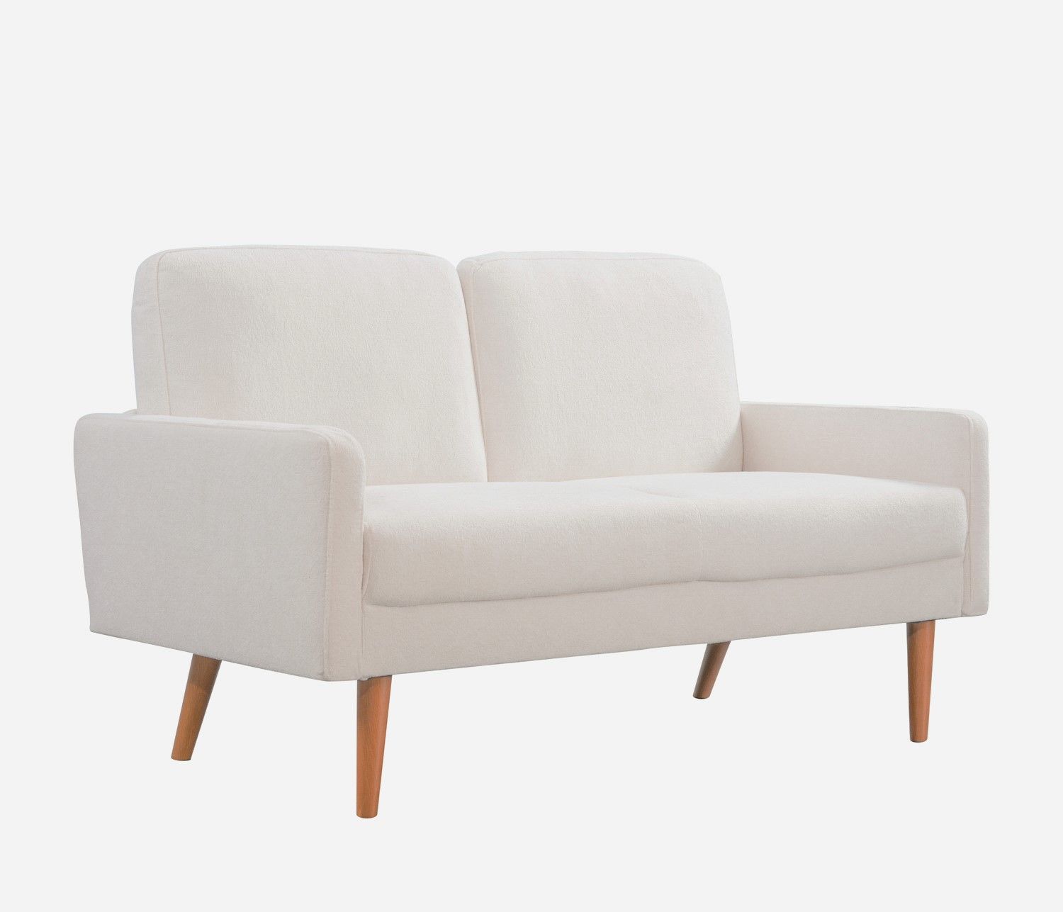 Loveseat Sofa, European Style With Sleek Design, Modern &amp; Vintage Flair, Upholstered 2 Seater Couch