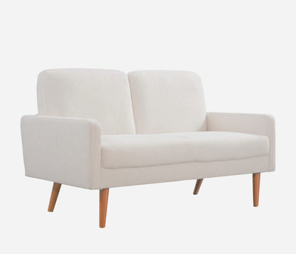 Loveseat Sofa, European Style With Sleek Design, Modern &amp; Vintage Flair, Upholstered 2 Seater Couch