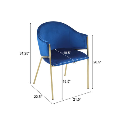 Modern Upholstered Dining Chair With Frame And