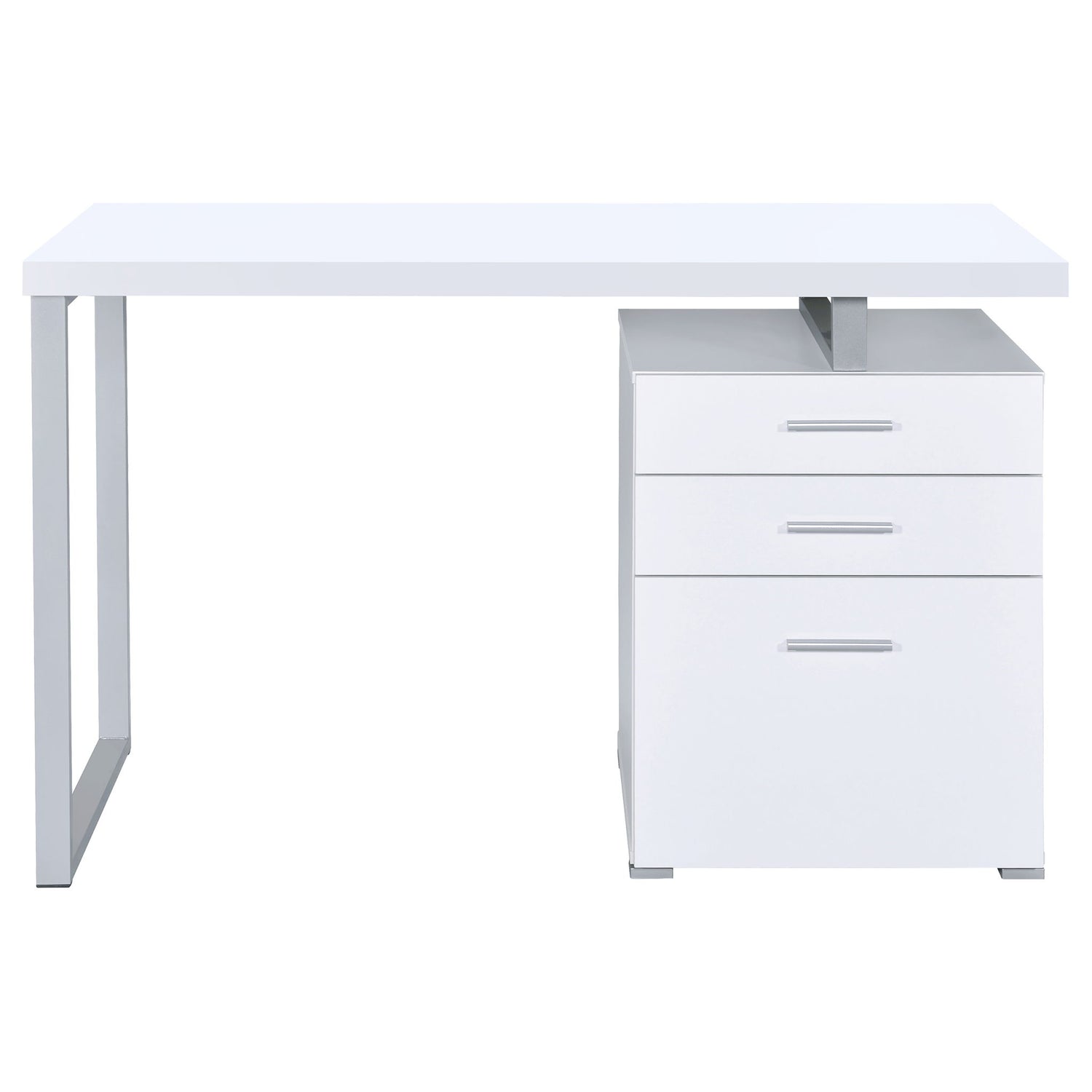 3 Drawer Reversible Office Desk