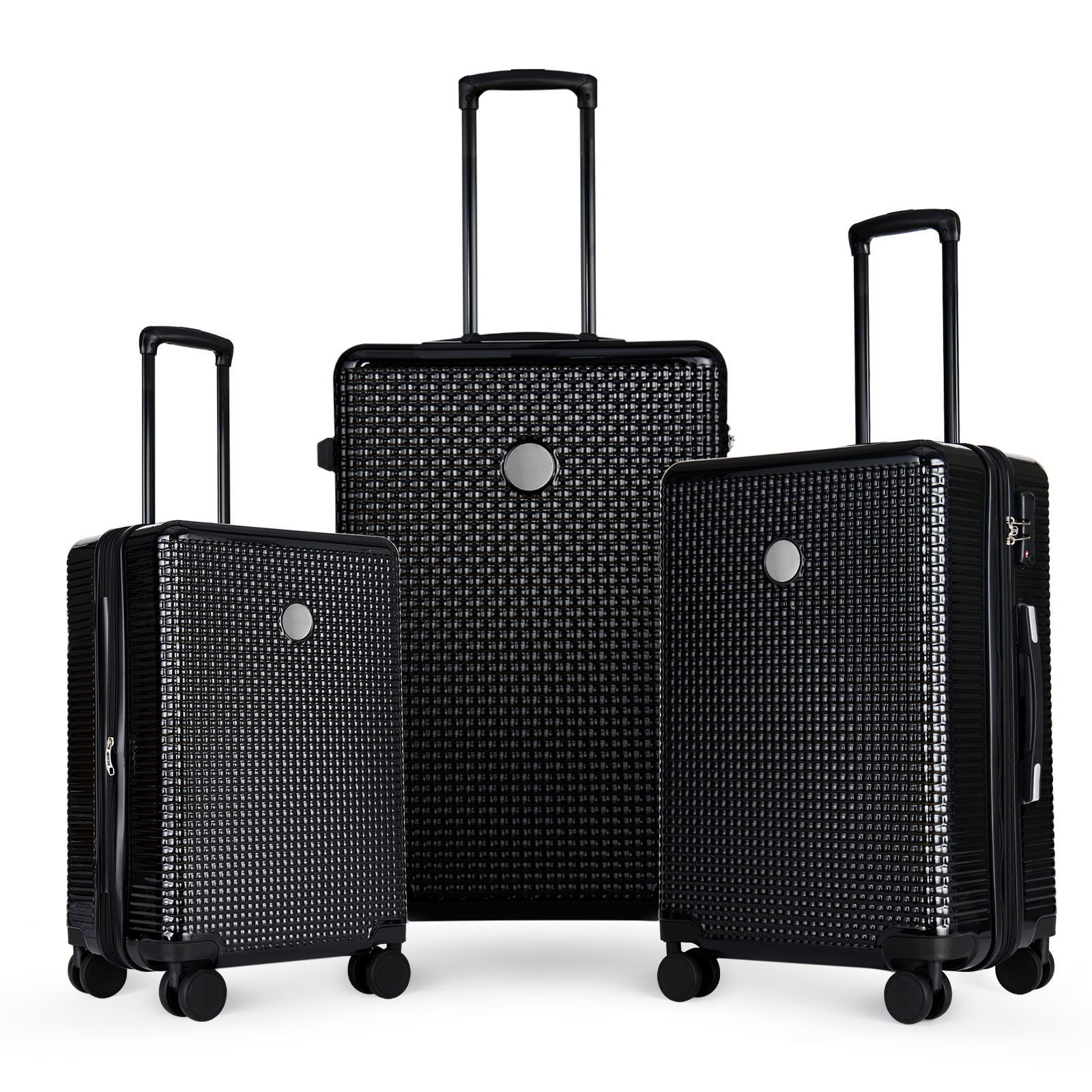 Luggage Sets 3 Piece Hardshell Suitcases With Wheels, Lightweight Expandable Travel Luggage With Tsa Lock, Carry-On, Checked Luggage (20&quot; 24&quot; 28&quot;)