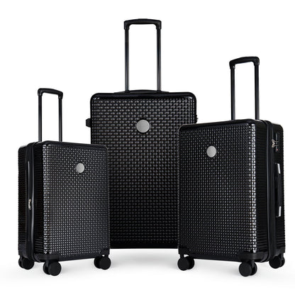 Luggage Sets 3 Piece Hardshell Suitcases With Wheels, Lightweight Expandable Travel Luggage With Tsa Lock, Carry-On, Checked Luggage (20&quot; 24&quot; 28&quot;)