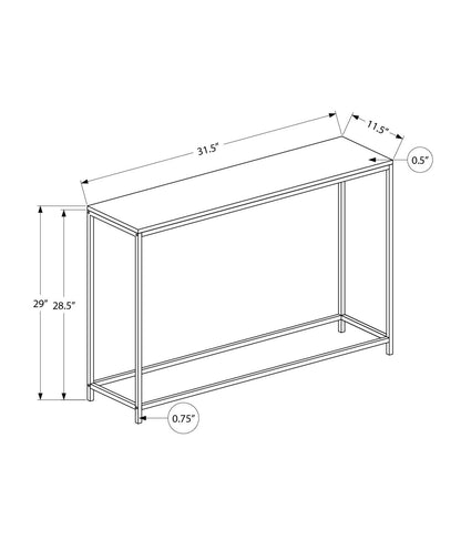 Accent Console Table For Entryway, Stable Support, Contemporary &amp; Modern