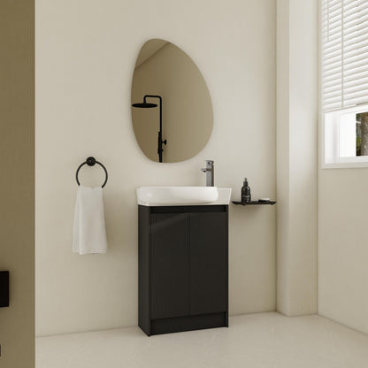 Freestanding Bathroom Vanity &amp; Sink, Soft Close Doors