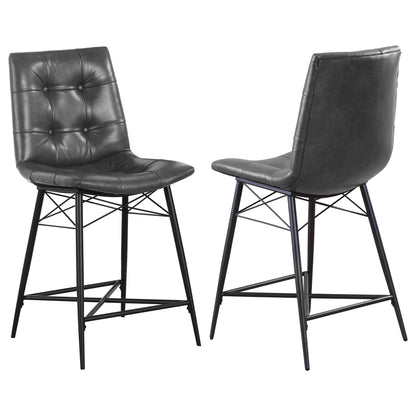 Counter Height Stools &amp; Padded Seat (Set of 2)