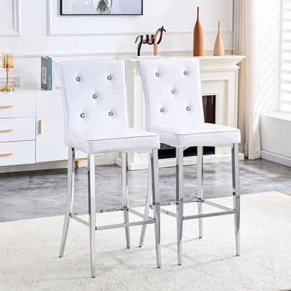 Bar Chairs &amp; Crystal Clasp Design (Set of 2)