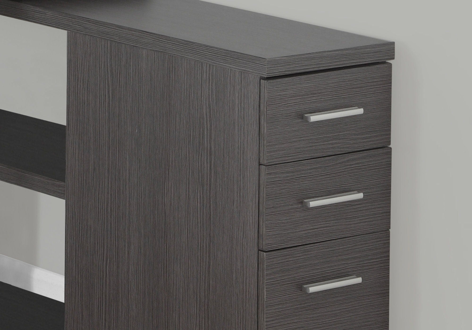 Computer Desk, Home Office, Corner, Left, Right Set - Up, Storage Drawers, L Shape, Laptop, And Contemporary &amp; Modern
