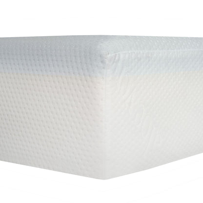 6&quot; Firm Full Size Gel Memory Foam Mattress With Cooling Technology - White