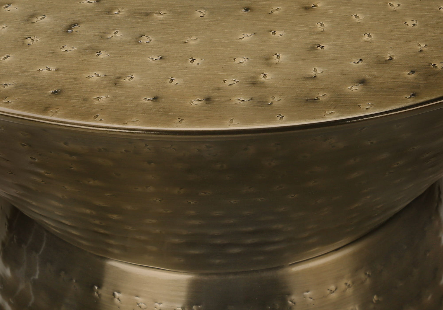 Drum Accent Side Table, Contemporary &amp; Modern Elegant Design