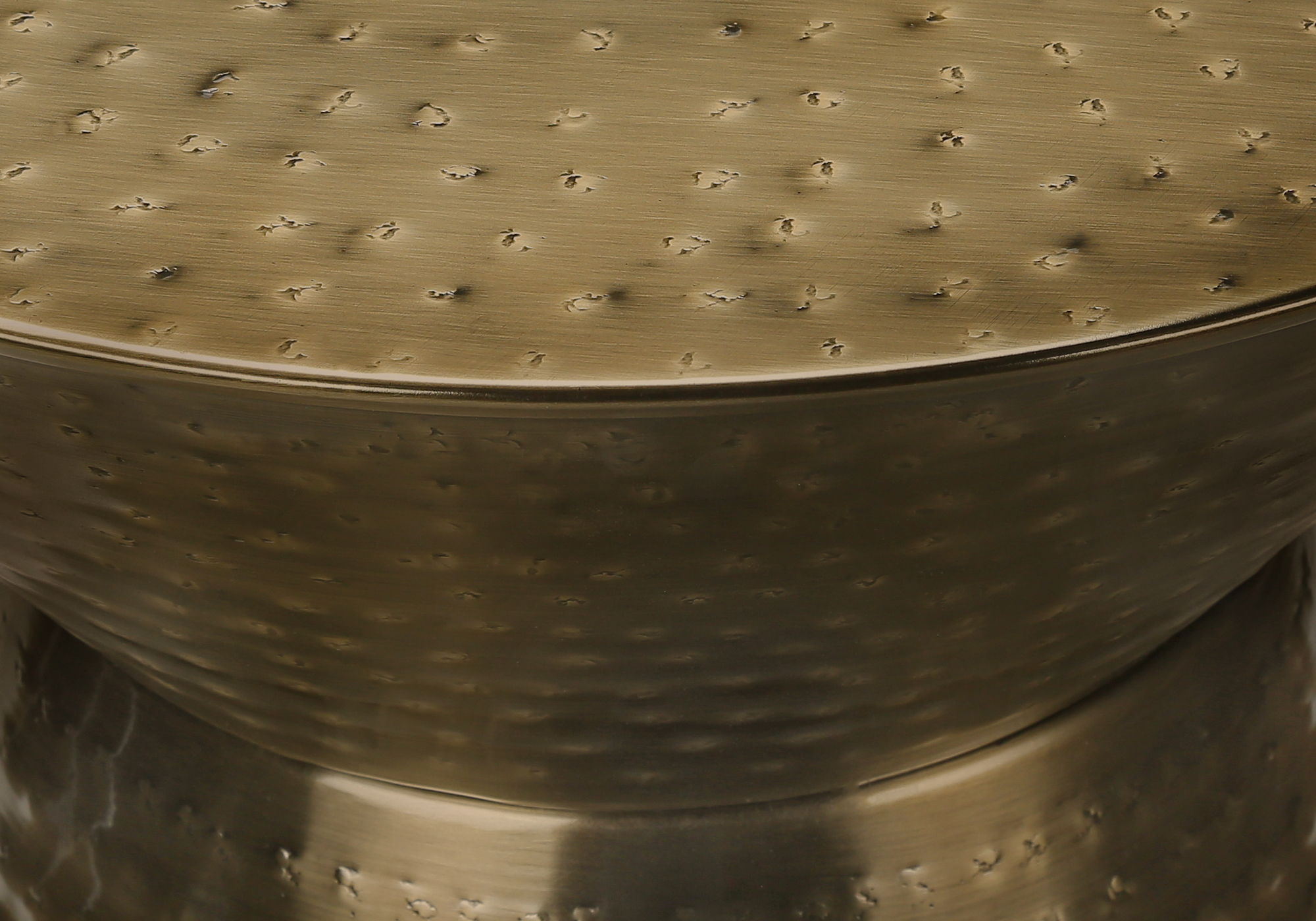 Drum Accent Side Table, Contemporary &amp; Modern Elegant Design