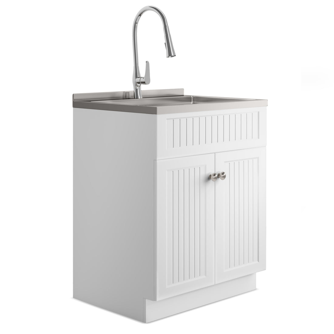 Beckham - Laundry Cabinet &amp; Faucet And Stainless Steel Sink