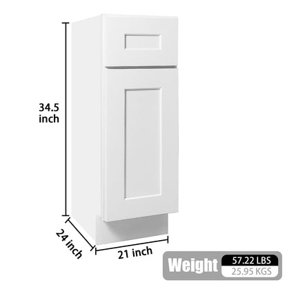 Shaker Base Cabinet &amp; Soft-Close Door And Drawer