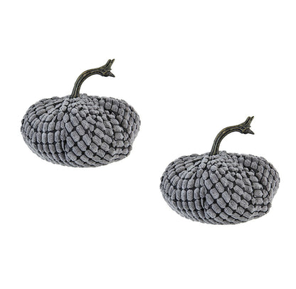 Chenille Weighted Pumpkin Ornament Decor For Holiday Harvest Festival Fall Festival &amp; Thanksgiving