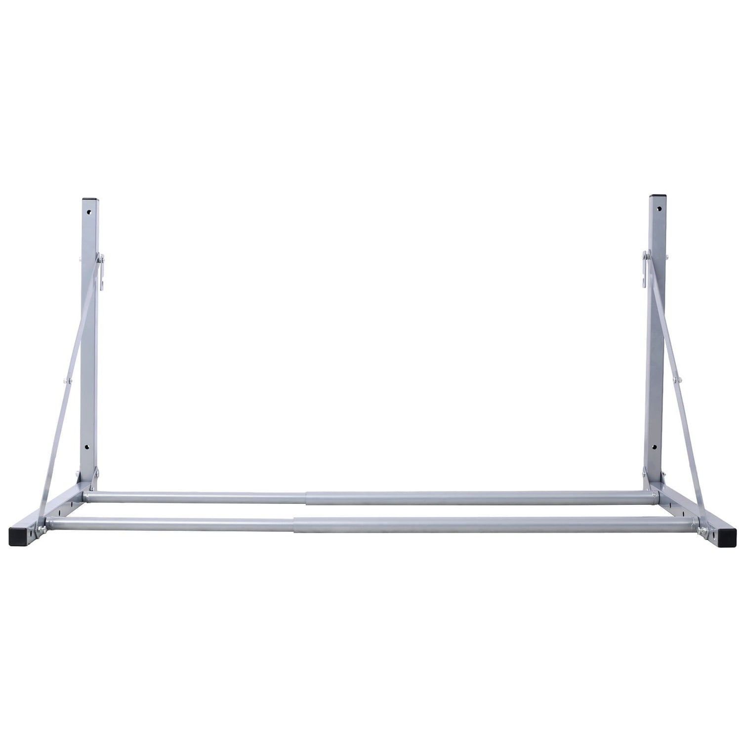 Wall-Mounted Folding Tire Storage, 30.5 To 50.5&quot; Wide, Supports 300 Pounds - Silver