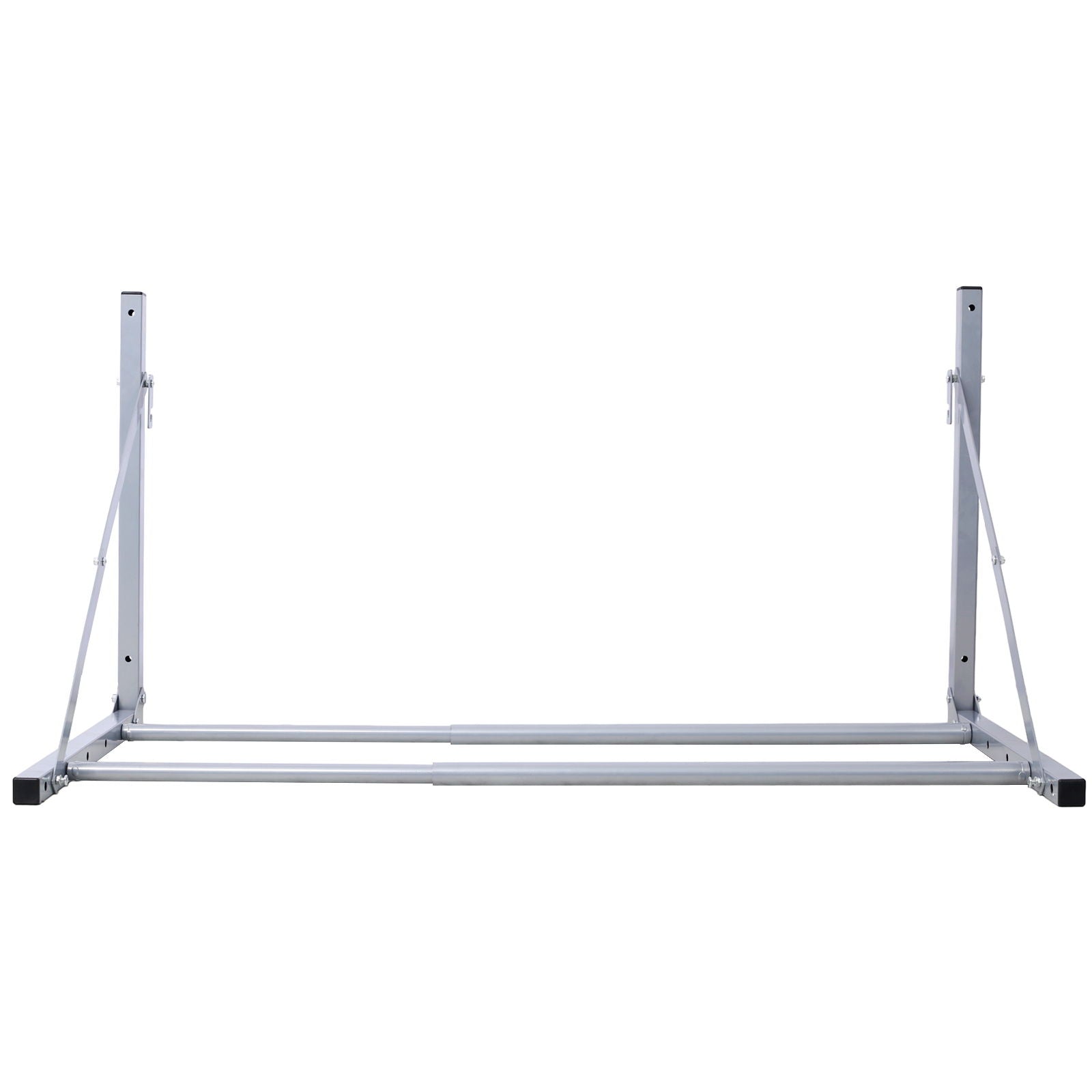 Wall-Mounted Folding Tire Storage, 30.5 To 50.5&quot; Wide, Supports 300 Pounds - Silver