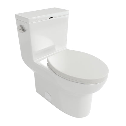 1 Piece Toilet &amp; Soft Closing Seat - White