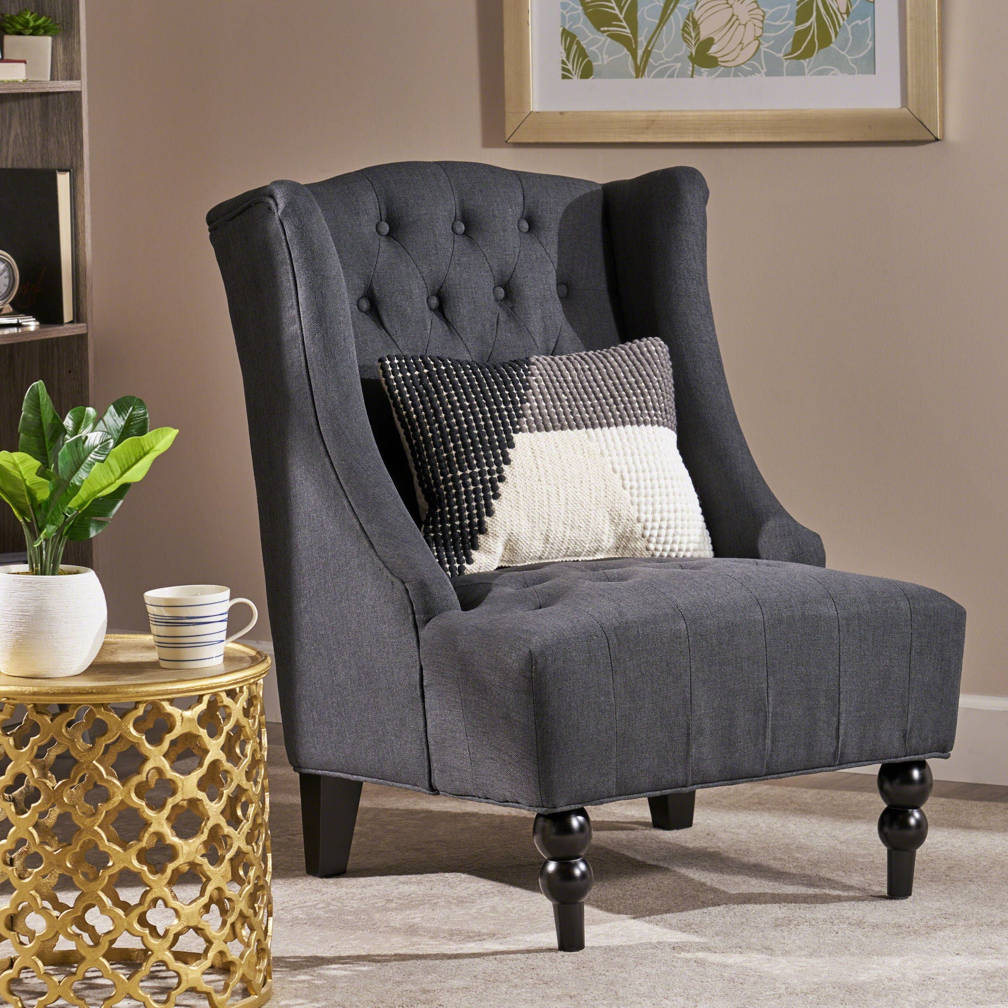 Toddman - Hi - Back Club Chair With Elegant Design