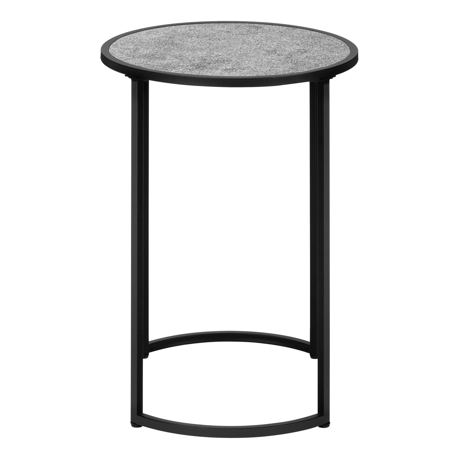 Round Accent Side Table, Contemporary &amp; Modern