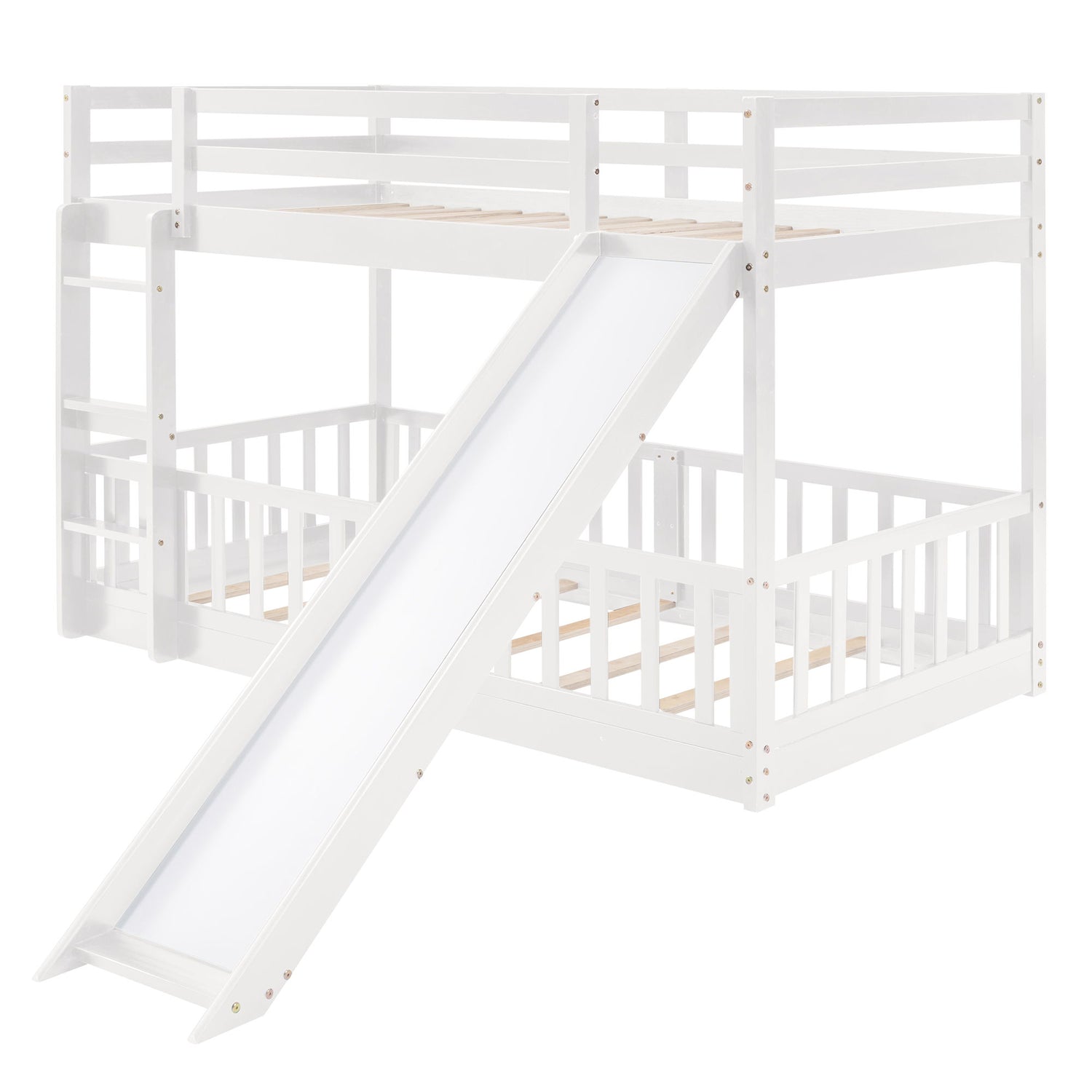 Functional Bunk Bed &amp; Convertible Ladder And Slide