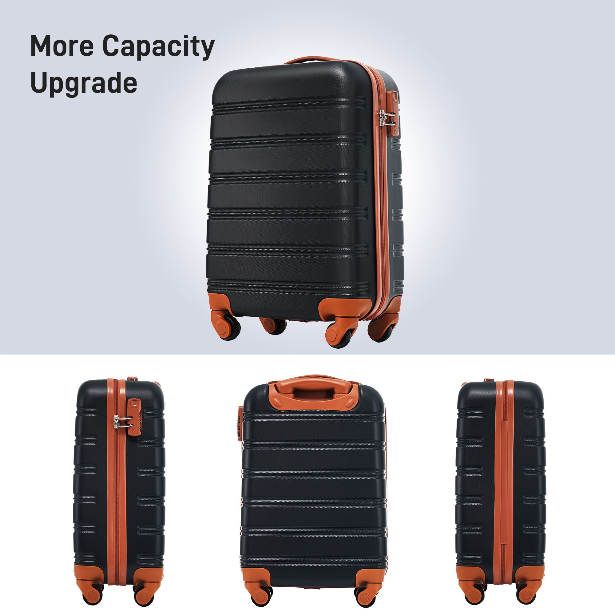Hardshell Luggage Sets 20&quot; / Bag Spinner Suitcase With Tsa Lock Lightweight