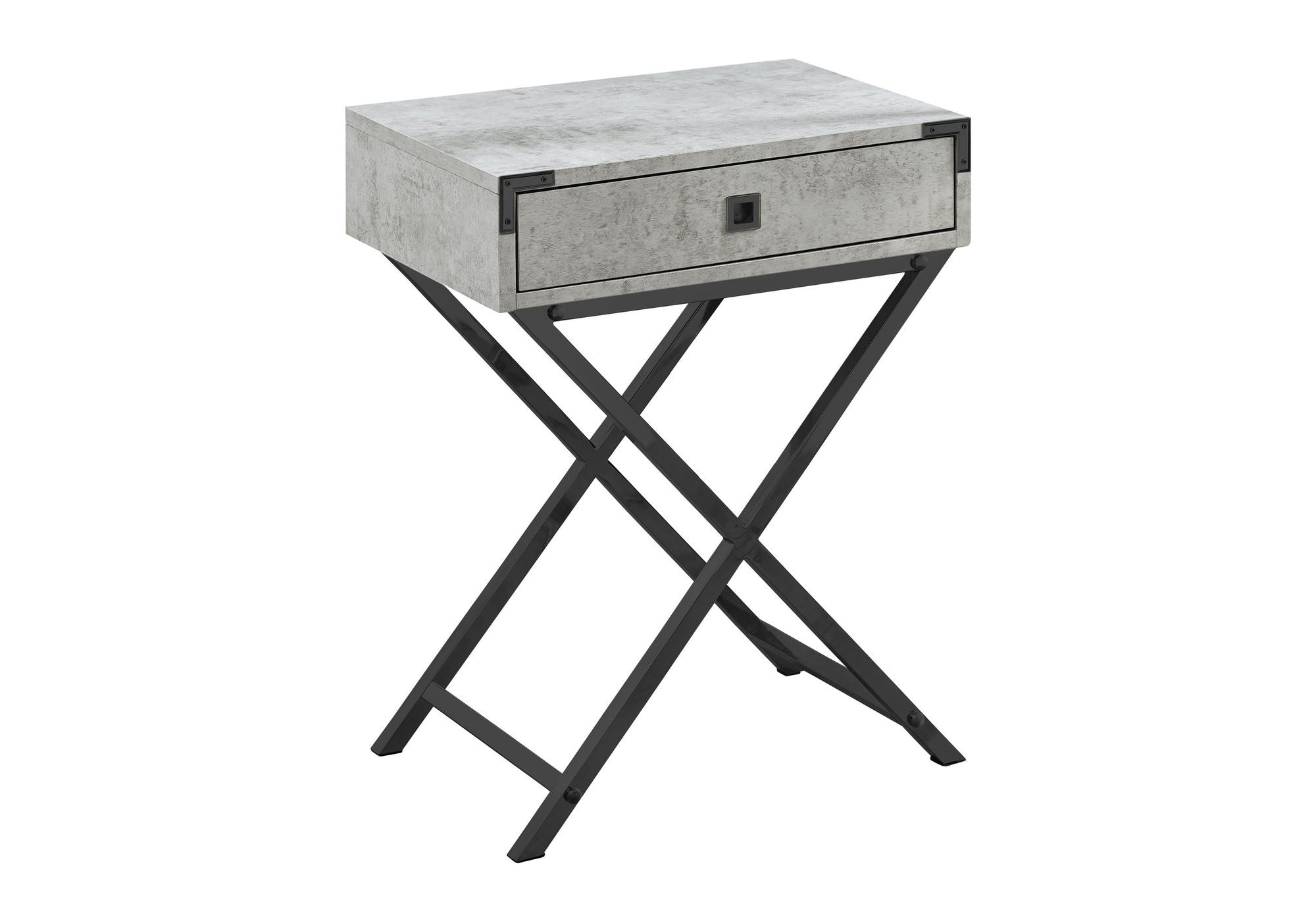 Accent Side Table, Storage Drawer, Stylish Design Contemporary &amp; Modern