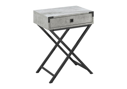 Accent Side Table, Storage Drawer, Stylish Design Contemporary &amp; Modern