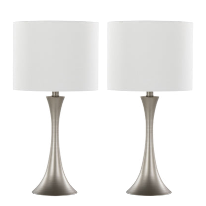 Lenuxe - Contemporary &amp; Modern Design Table Lamp (Set of 2)