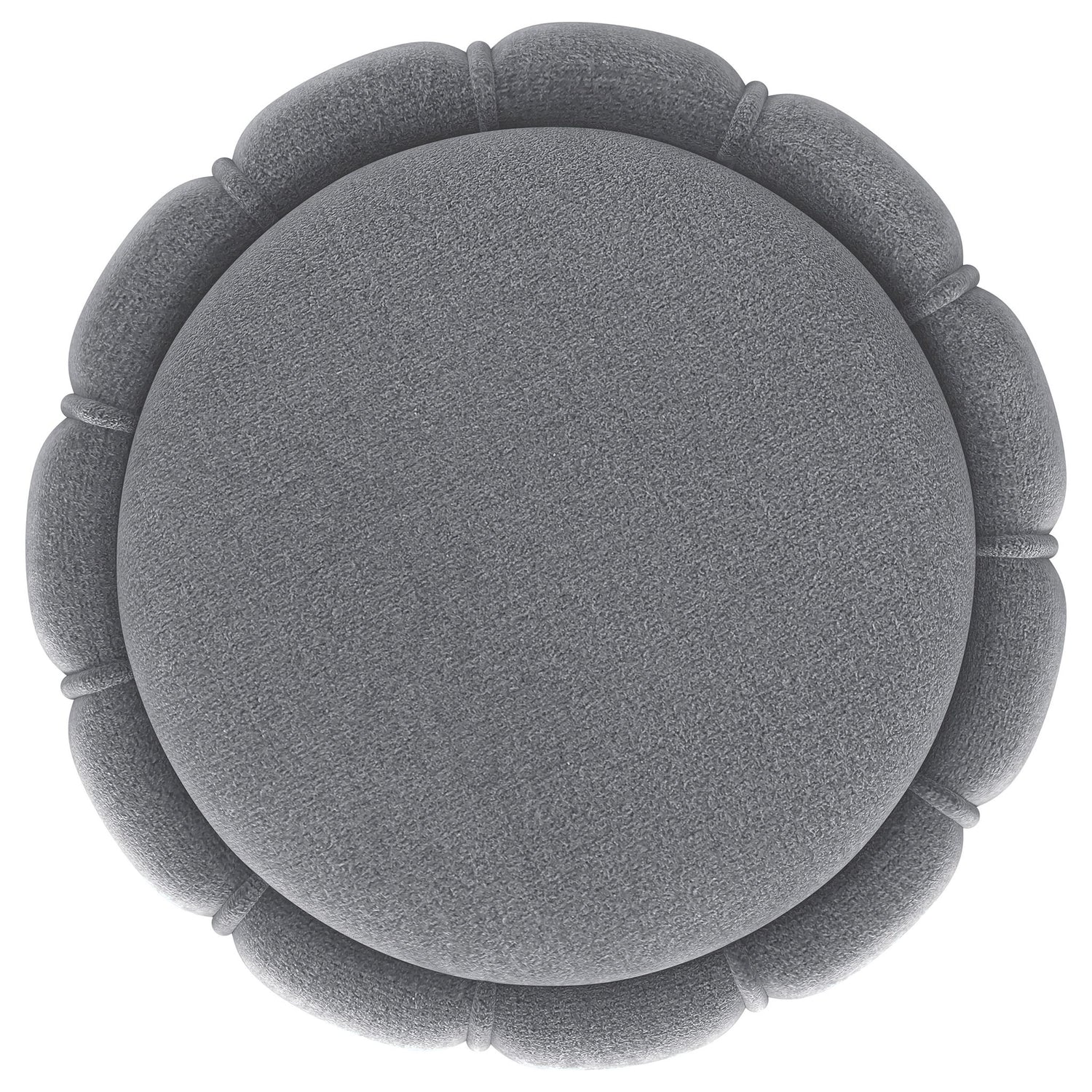 Inez - Round Upholstered Ottoman