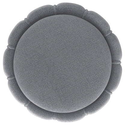 Inez - Round Upholstered Ottoman