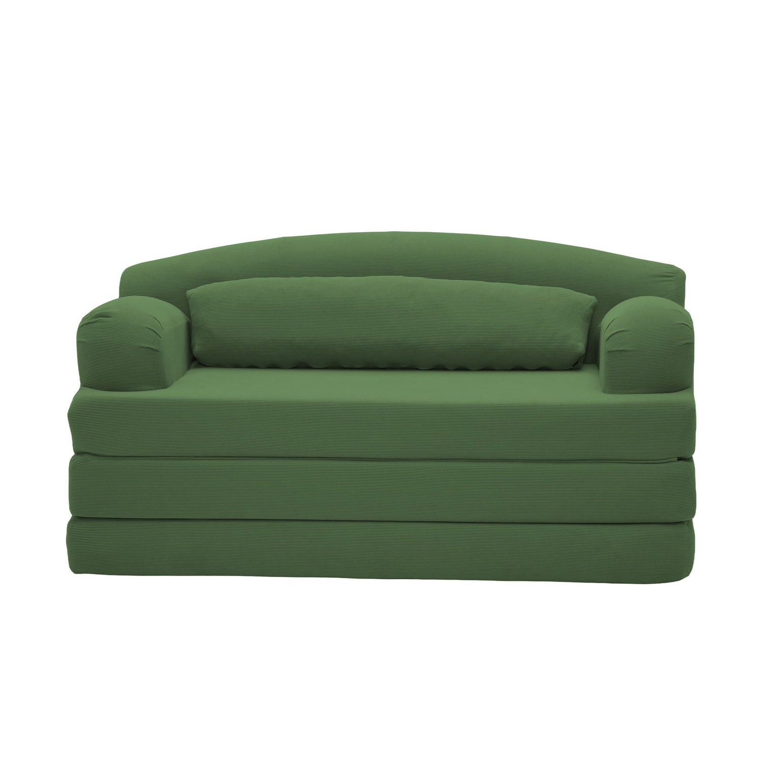 2 Seater Sofa Bed, Compact Foldable Floor Couch