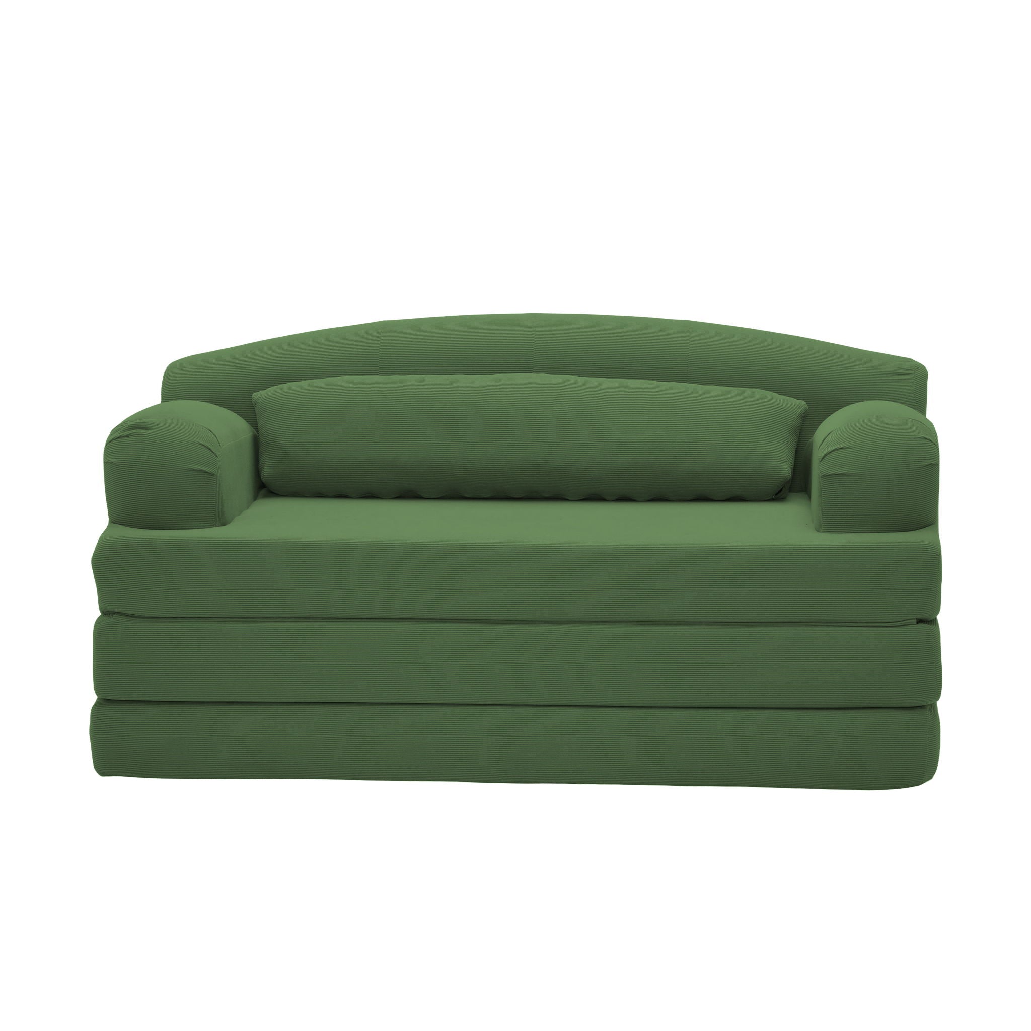 2 Seater Sofa Bed, Compact Foldable Floor Couch