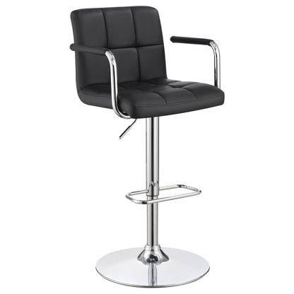 Adjustable Bar Stool With Hydraulic Height Adjustment