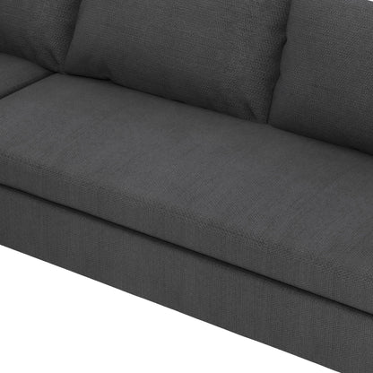 Modular Sectional Reversible U Shaped Couch Set, Free Combination Minimalist Style Oversized 8 Seat Convertible Sofa