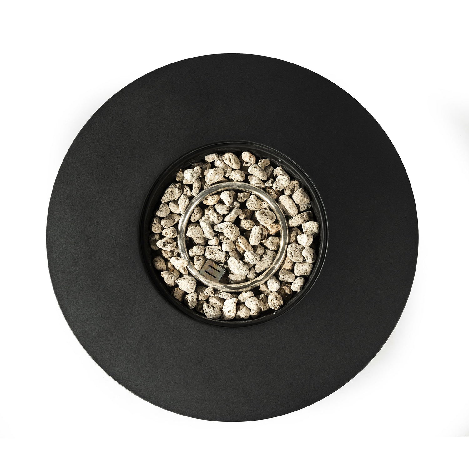 Propane Gas Fire Pit Table, 50000 Btu Round Steel Fire Pit