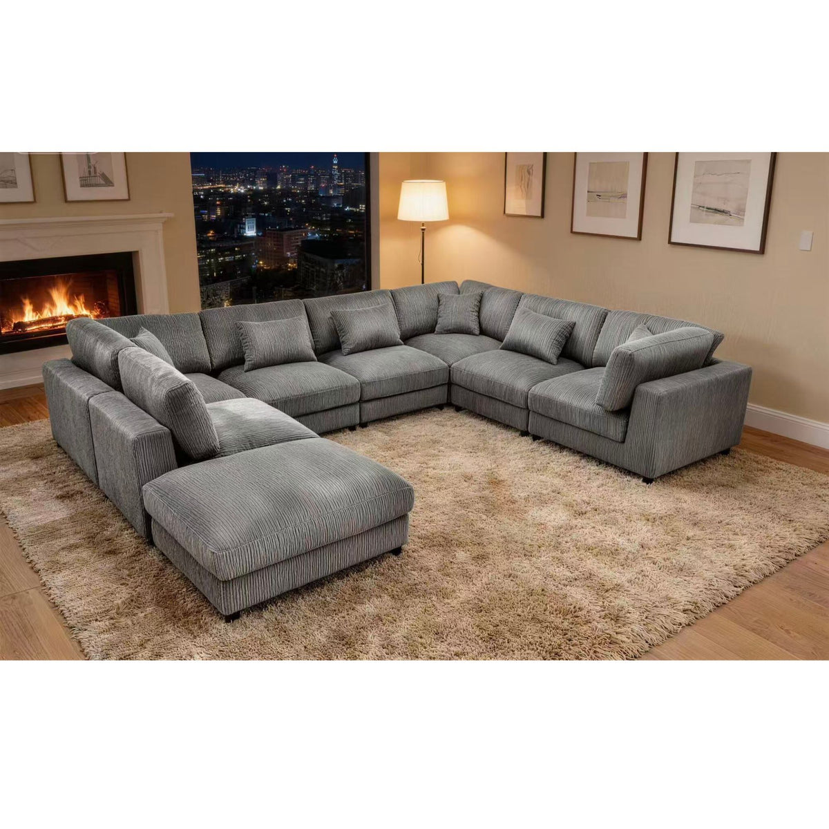 Upholstered Modular Sectional &amp; Custom Configuration
