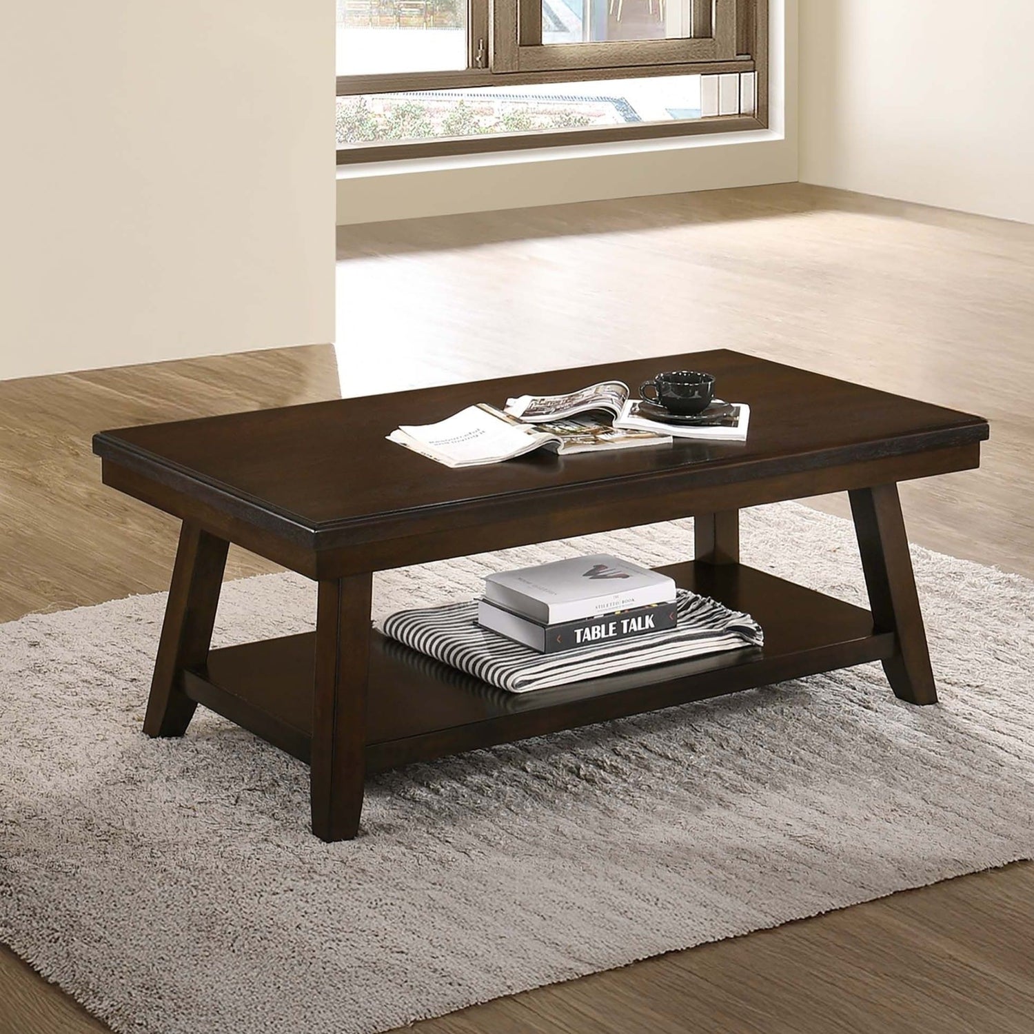 3 Piece Occasional Table Se, Coffee Table, End Table &amp; Sofa Table - Walnut