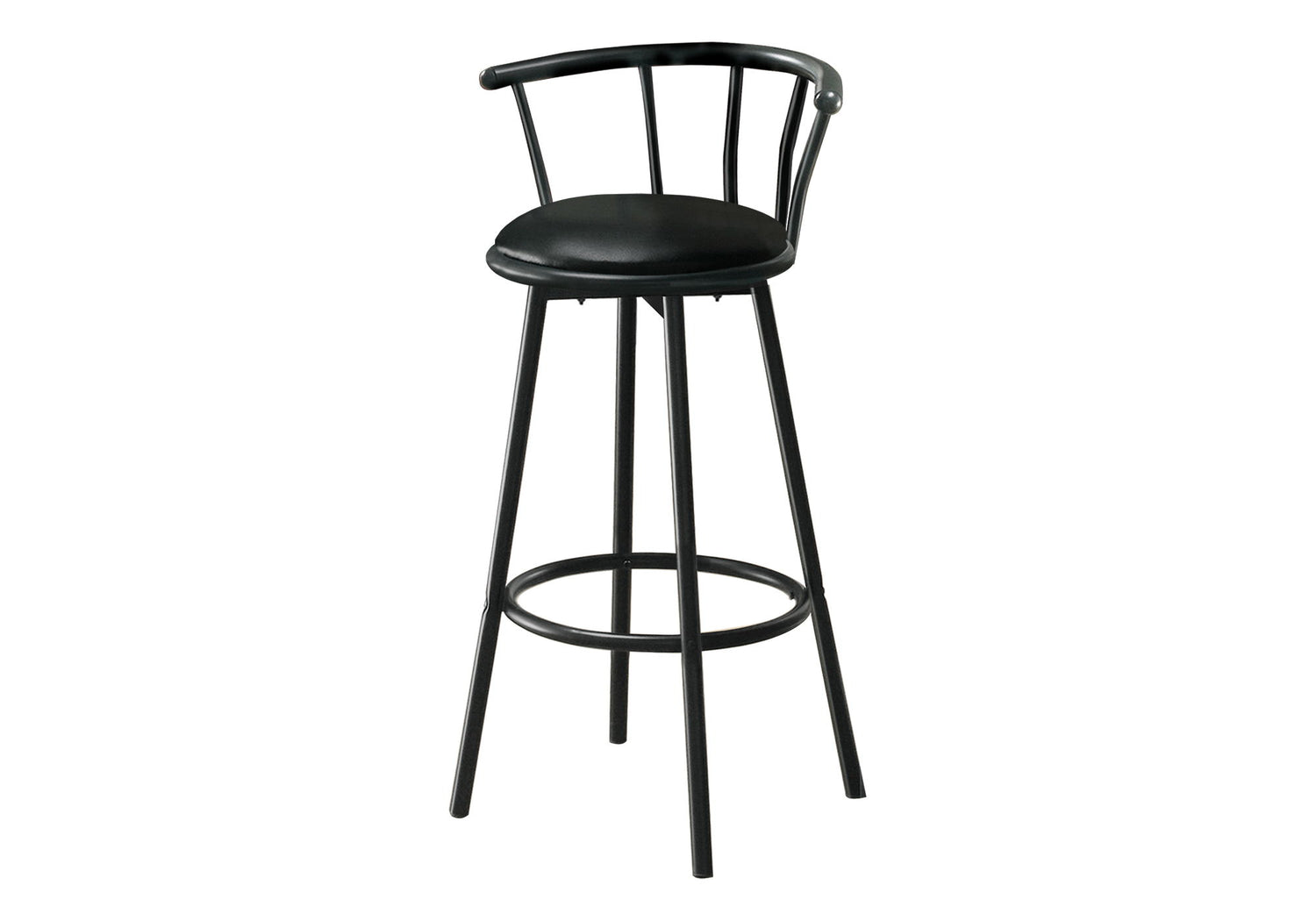 Swivel Stool Bar Height, Stylish Design Contemporary &amp; Modern (Set of 2)