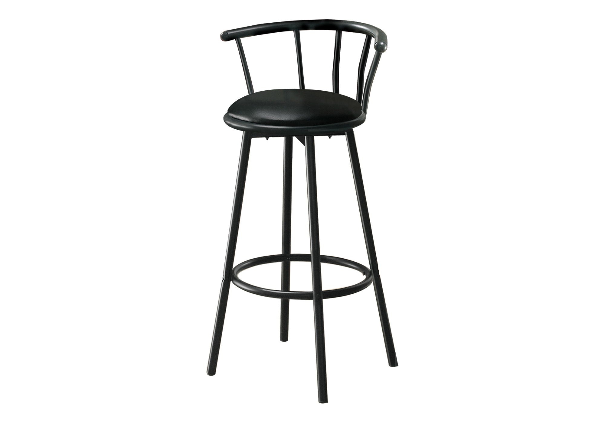Swivel Stool Bar Height, Stylish Design Contemporary &amp; Modern (Set of 2)