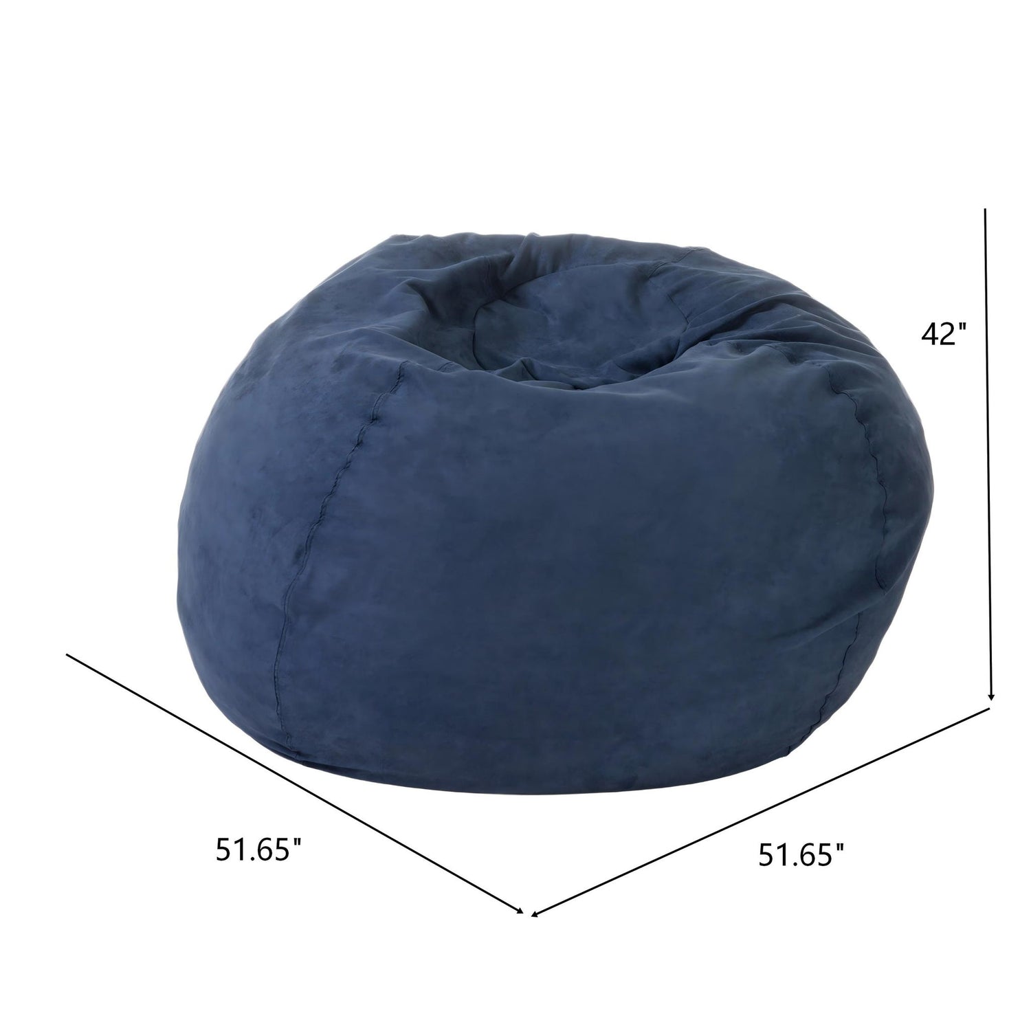 Comfortable High Density Shredded Foam Bean Bag Chair With Removable Cover