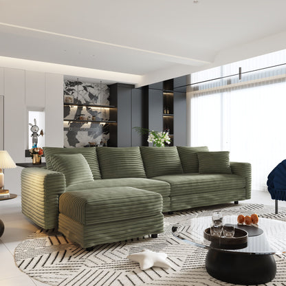 Modern Comfy Upholstered Sofa Cloud Couch &amp; Deep Seat Couches