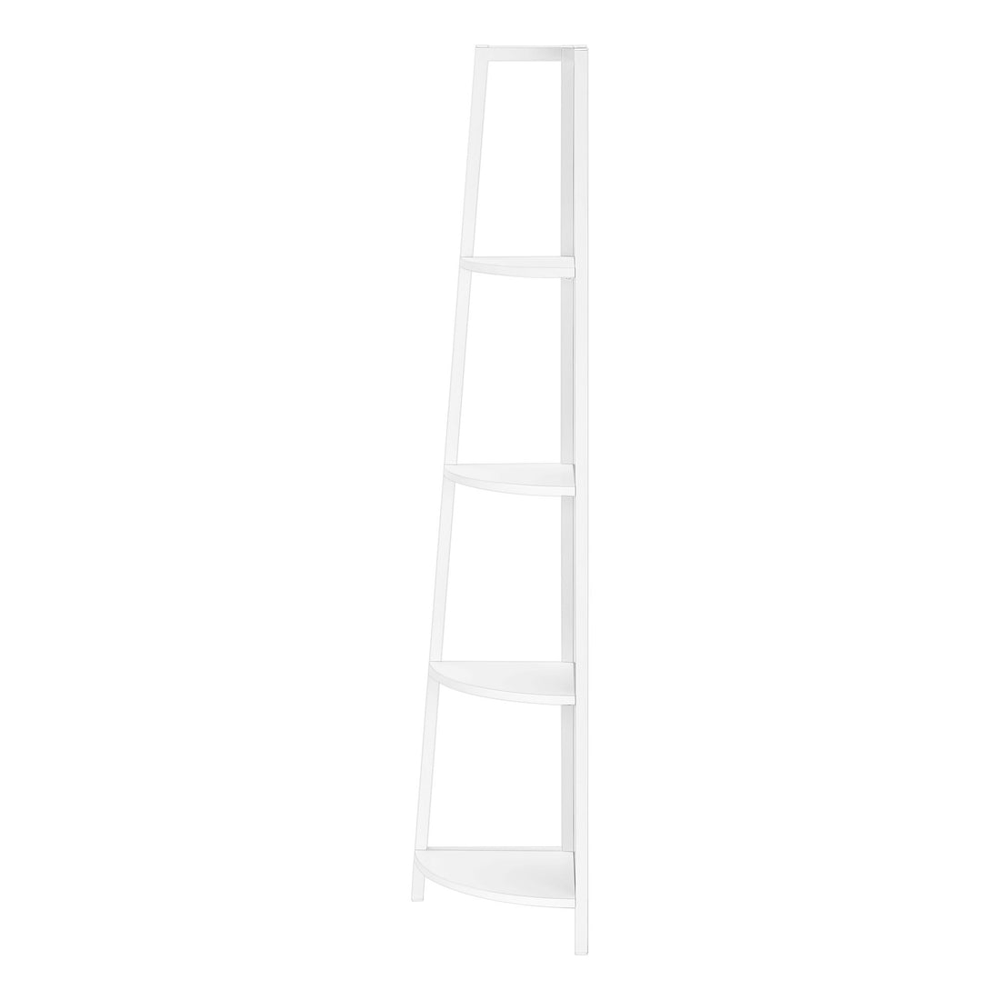 Bookshelf, Etagere, Corner, 4 Tier, Office, Contemporary &amp; Modern