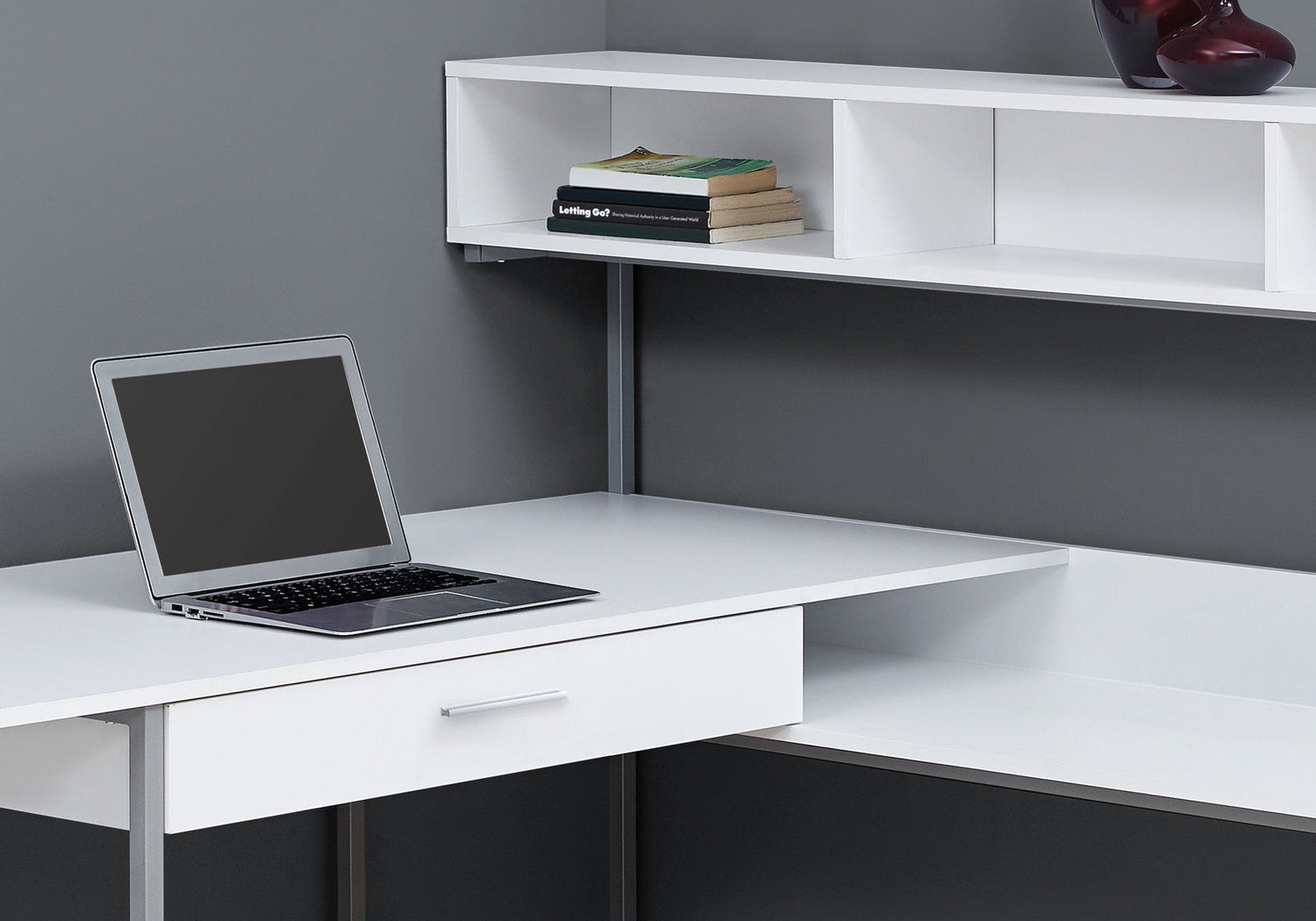 Computer Desk, Home Office, Corner, Storage Drawers, L Shape, Laptop, Contemporary &amp; Modern