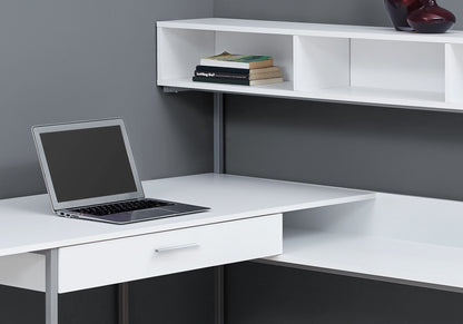 Computer Desk, Home Office, Corner, Storage Drawers, L Shape, Laptop, Contemporary &amp; Modern