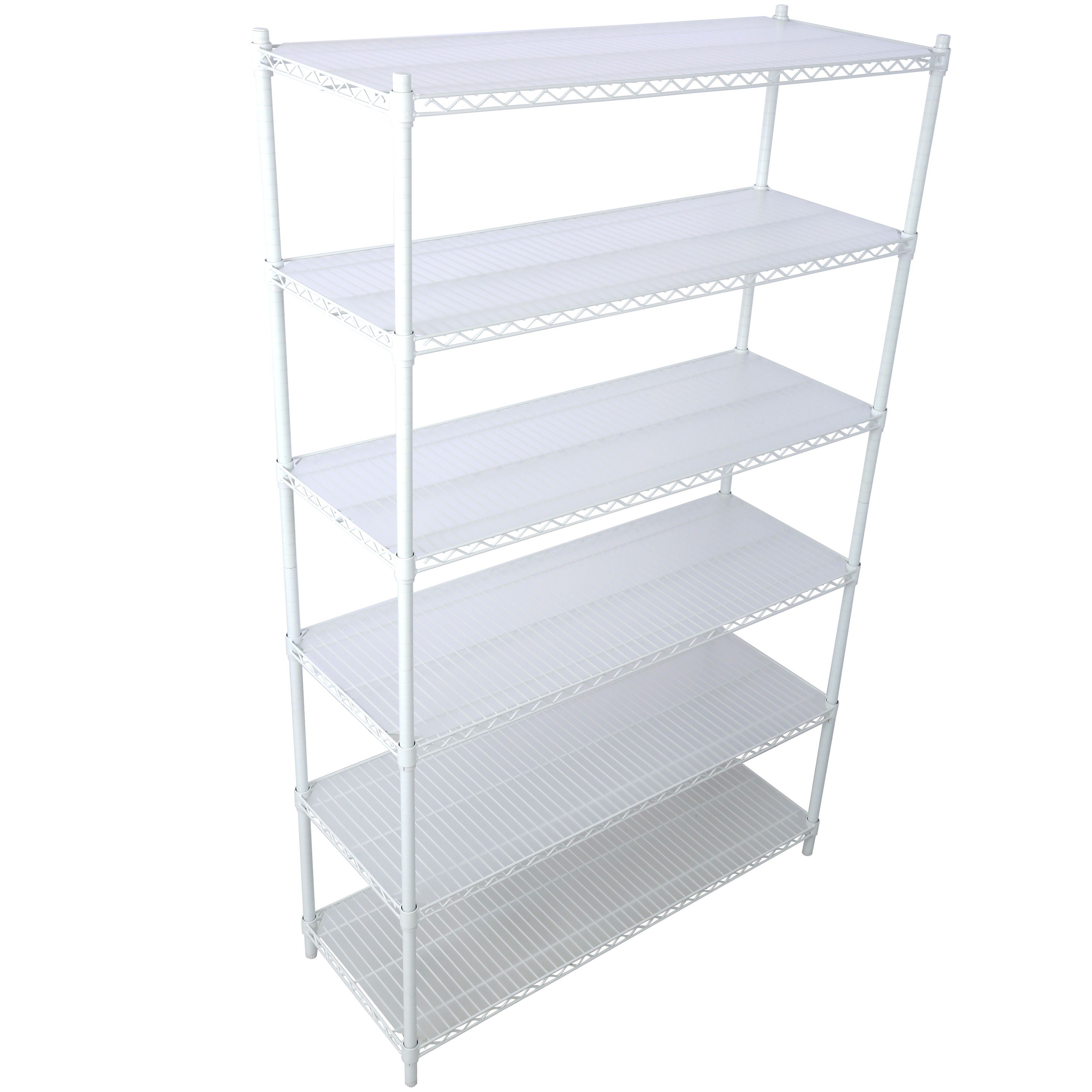 6 Tier 6000Lbs Capacity Nsf Metal Shelf Wire Shelving Unit, Heavy Duty Adjustable Storage Rack With Wheels &amp; Shelf Liners For Commercial Grade Utility Steel Storage Rack